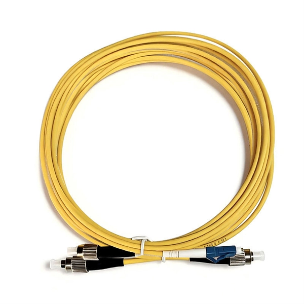 What is the round port on a fiber optic router 