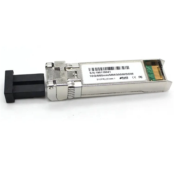 Optical cables are distributed via patch panels 