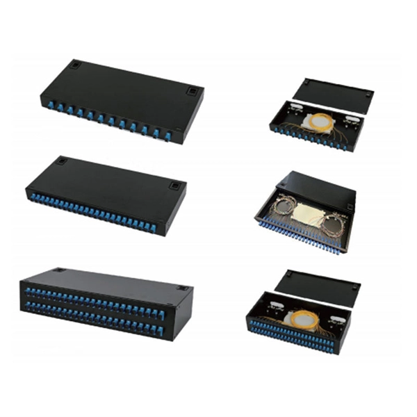 Does the optical fiber cross-connect box contain copper 