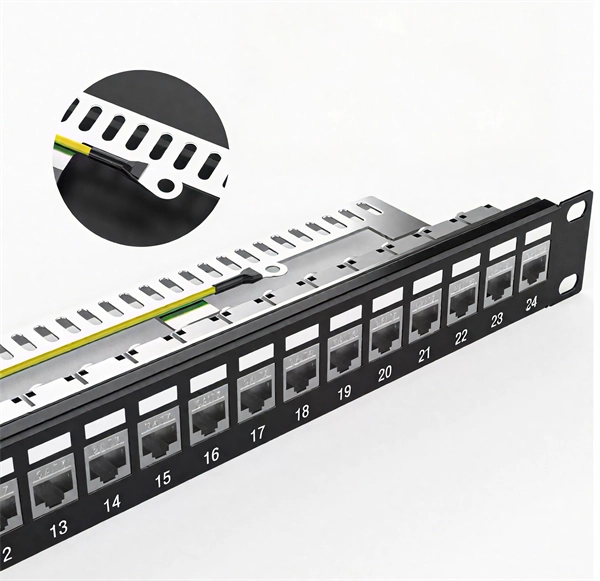 How to secure the guide rail of the distribution box 