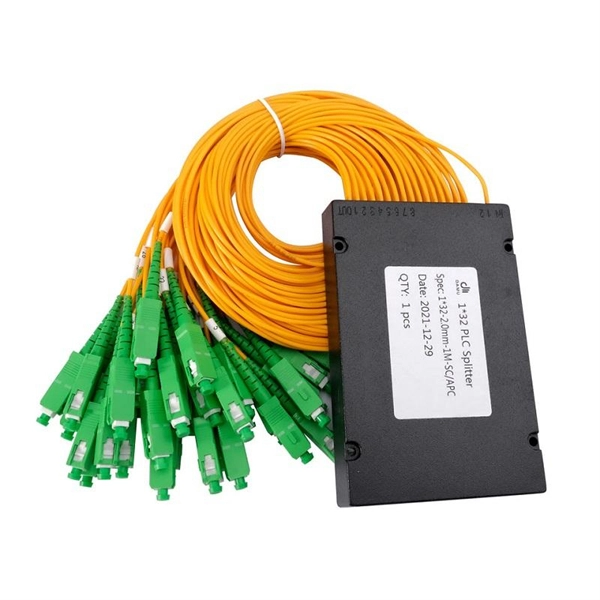 How to connect the fiber optic box and splitter